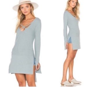 FREE PEOPLE CRISS CROSS TUNIC SWEATER